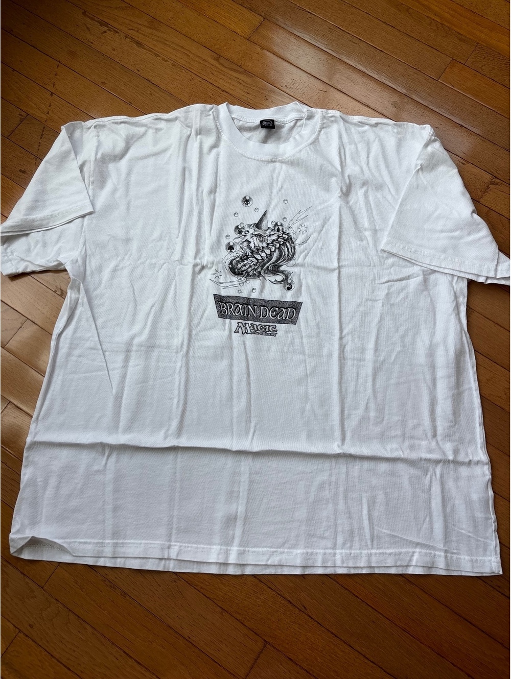 Brain Dead x Magic: The Gathering Mana Wizard T-Shirt White